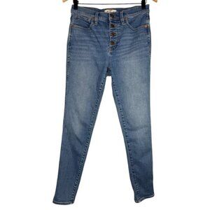 Madewell 10" High-Rise Skinny Jeans size 28